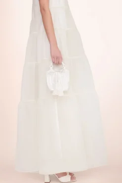 HANDBAGS STAUD - ZOE BEADED BAG CREAM SWIRL