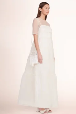 HANDBAGS STAUD - ZOE BEADED BAG CREAM SWIRL