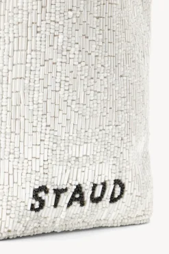 HANDBAGS STAUD - ZOE BEADED BAG CREAM SWIRL