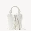 HANDBAGS STAUD - ZOE BEADED BAG CREAM SWIRL