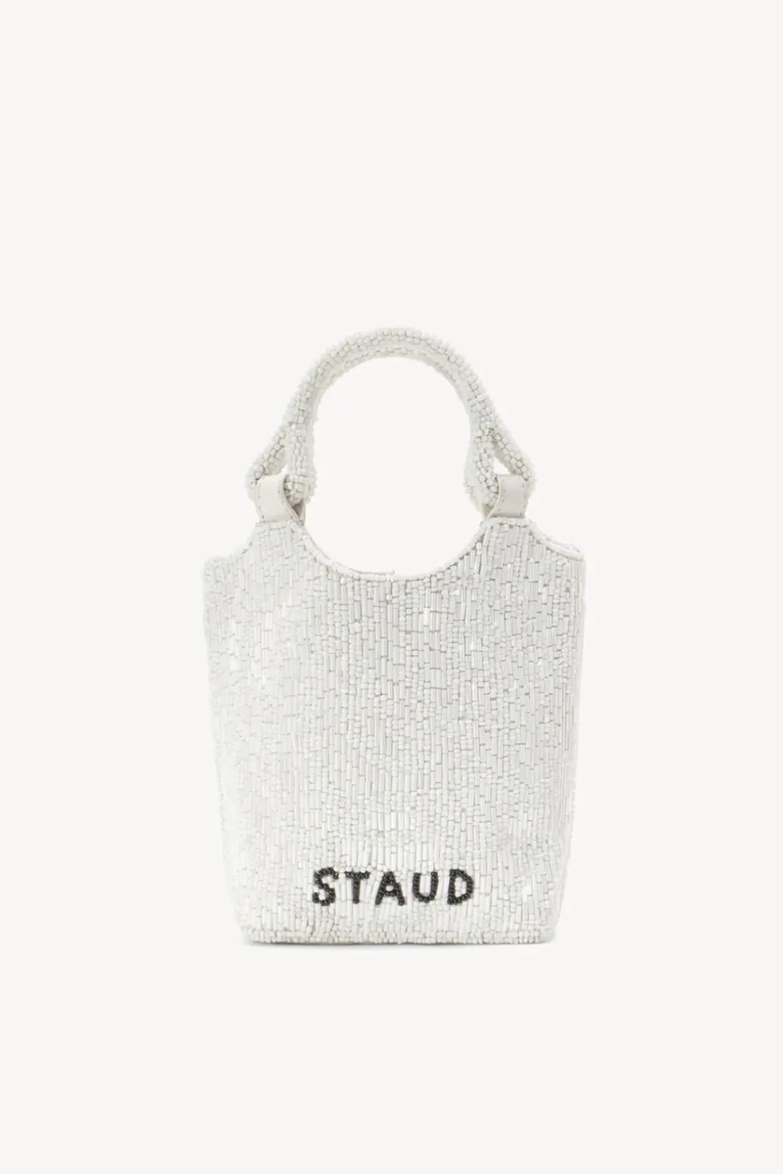 BRIDE STAUD Bridal Accessories- ZOE BEADED BAG CREAM SWIRL