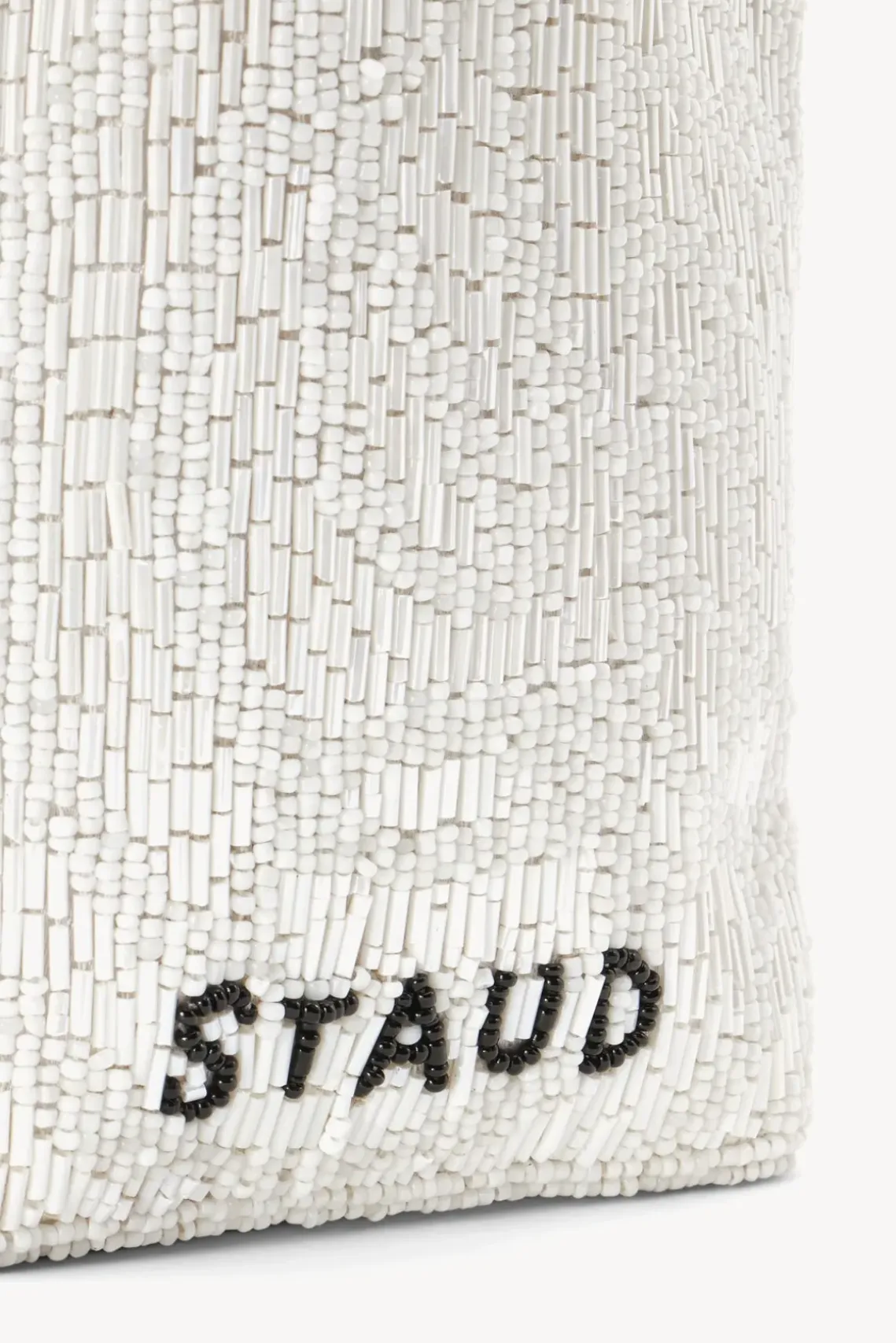 BRIDE STAUD Bridal Accessories- ZOE BEADED BAG CREAM SWIRL