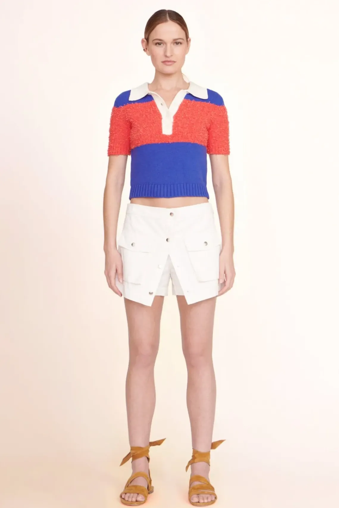 CLOTHING STAUD -TAMARA SKORT - IVORY