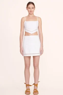 CLOTHING STAUD -TORI SKIRT - WHITE
