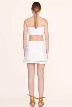 CLOTHING STAUD -TORI SKIRT - WHITE