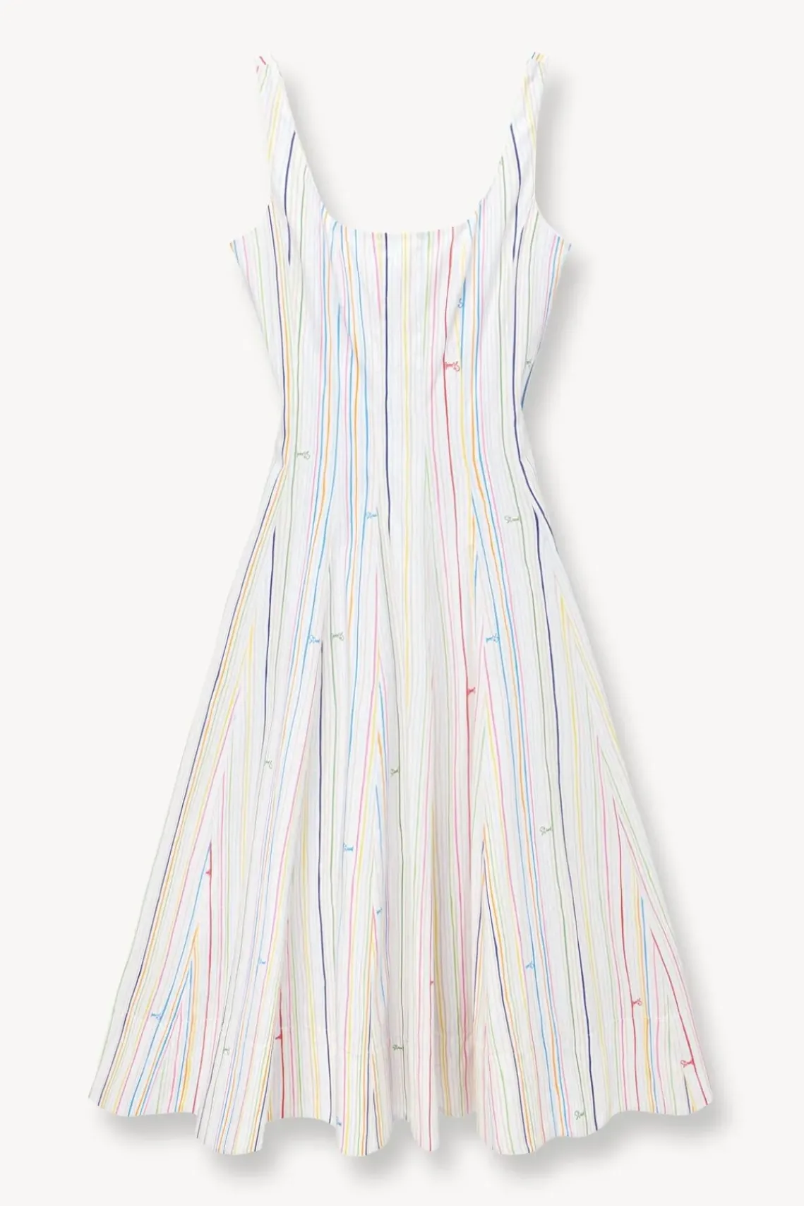 CLOTHING STAUD -WELLS DRESS - MULTI STRIPE